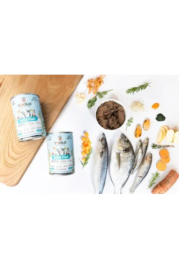 Ydolo Wild Fish - ryby morskie - mokra karma dla psa 400 g