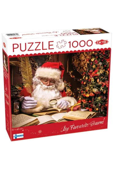Puzzle 1000 el. �wi�ty Miko�aj w swoim domu Tactic