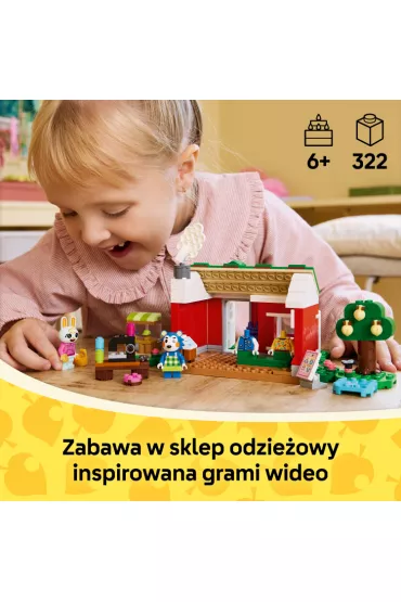 LEGO Animal Crossing Able Sisters i sklep odzie�owy 77055