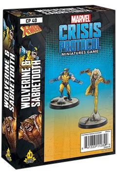 Marvel Crisis Protocol. Wolverine & Sabretooth Atomic Mass Games