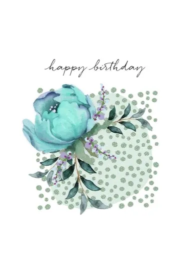 Clear Creations Karnet Swarovski kwadrat CL4508_PO Happy brithday
