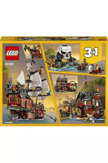 LEGO Creator 3 w 1 Statek piracki 31109