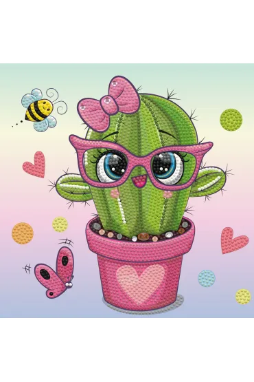Diamond Dotz Pretty In Pink Cactus Dante