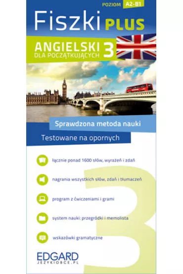 Fiszki plus. Angielski dla pocz�tkuj�cych. Poziom A2-B1