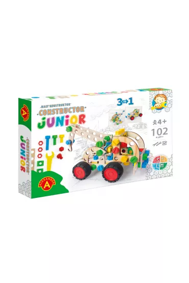 Ma�y Konstruktor Junior. Pull Truck 3w1 Alexander