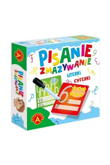 Pisanie-zmazywanie. Literki, cyferki Alexander