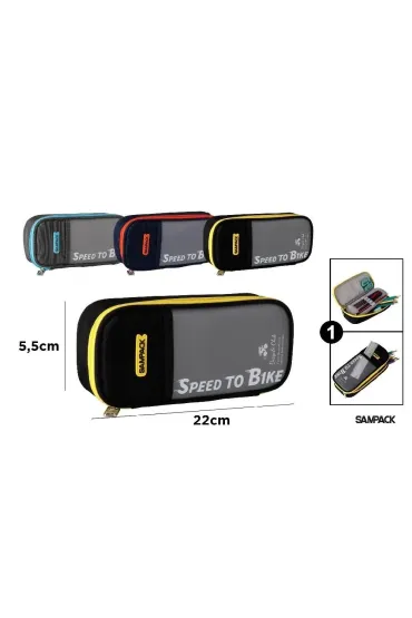 Sampack Pi�rnik z klapk� i kieszonk� zewn�trzn� MIX