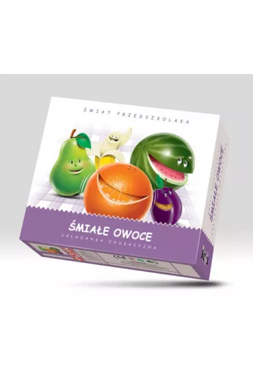 Puzzle Uk�adanka edukacyjna �mia�e owoce Jawa