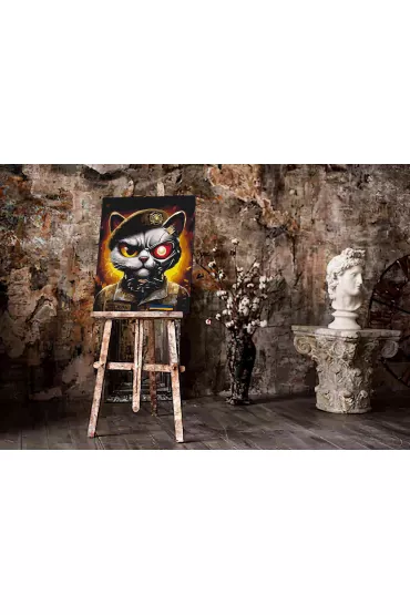 Twoje Hobby Malowanie po numerach - Kot Si� Zbrojnych Ukrainy 40x50cm