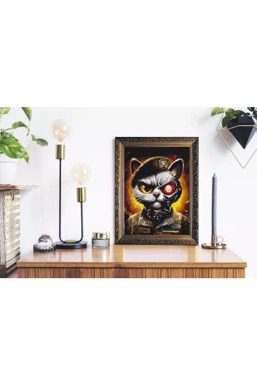 Twoje Hobby Malowanie po numerach - Kot Si� Zbrojnych Ukrainy 40x50cm