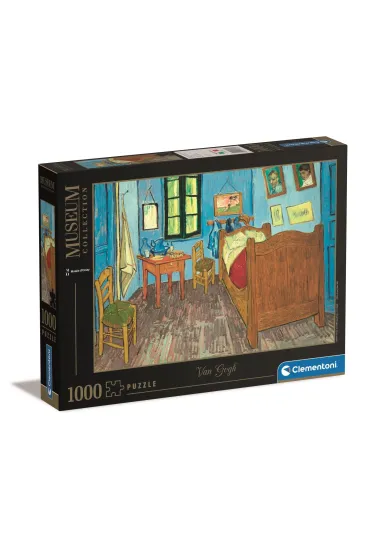 Puzzle 1000 el. Museum. Bedroom in Arles, Van Gogh Clementoni