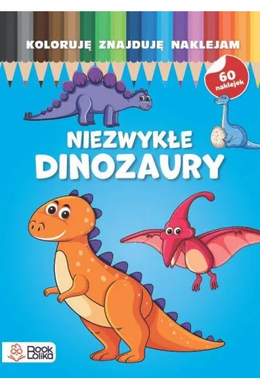 Pakiet dla przedszkolaka. Koloruj�, znajduj�, naklejam: Szybkie samochody, Niezwyk�e dinozaury, Pieski, kotki, misie + Kredki Bambino - Pakiety na nagrody