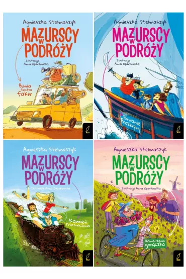 Pakiet: Mazurscy w podr�y. Tomy 1-4 - Agnieszka Stelmaszyk