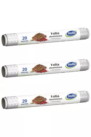 Stella Folia aluminiowa zestaw 3 x 20 m