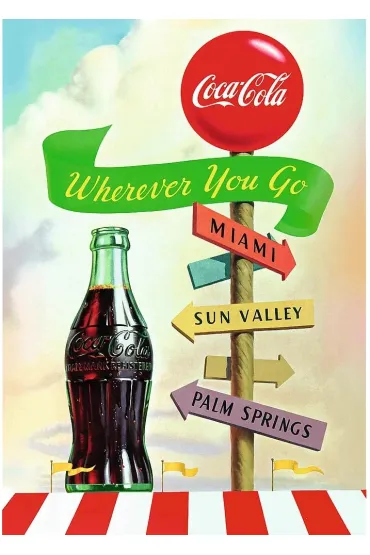 Puzzle 1000 el. Coca-Cola:Gdziekolwiek zmierzasz Trefl