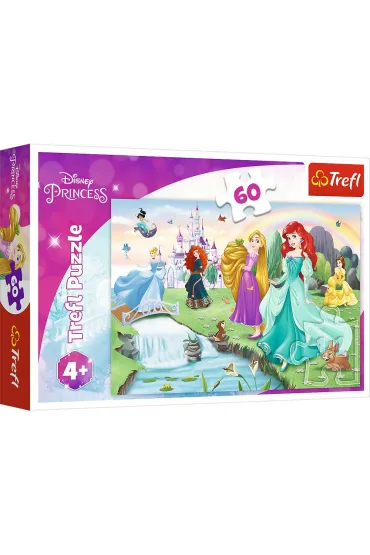 Puzzle 60 el. Poznaj Ksi�niczki Trefl