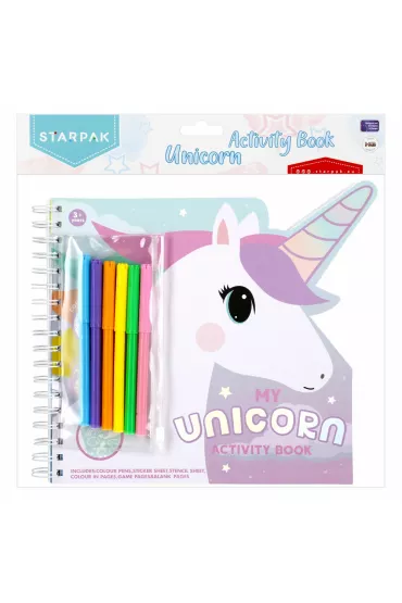 Starpak Zestaw kreatywny do kolorowania pisaki Unicorn 497702