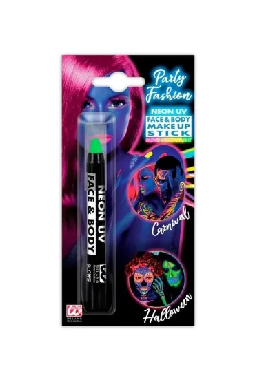 Kredka neonowa do makija�u Aqua zielona Widmann