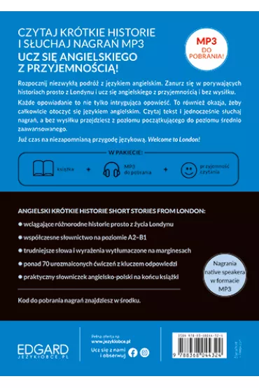 Angielski. Krtkie historie. Short stories from London. Poziom A2-B1