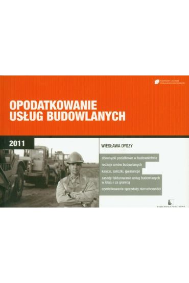 Opodatkowanie usług budowlanych 2011