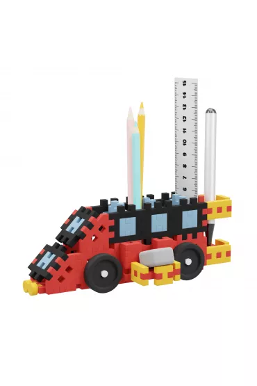 Mini Waffle 140 elementw Przyborniki pojazdy