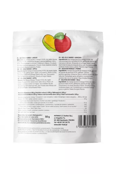 Diet-Food �elki mango, jab�ko 50 g Bio