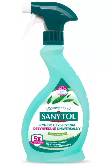 Sanytol Spray uniwersalny do czyszczenia i dezynfekcji o zapachu eukaliptusa 500 ml