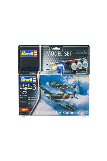 Model set combat set 1:72 Messerschmitt Bf109G-10 Cobi