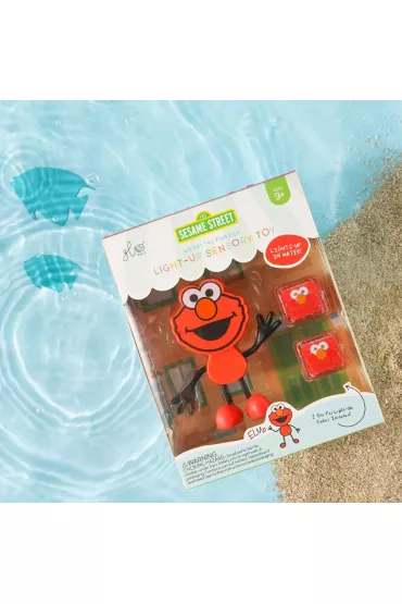 Glo Pals Posta� do k�pieli Elmo - zestaw z dwiema kostkami sensorycznymi �wiec�cymi w wodzie