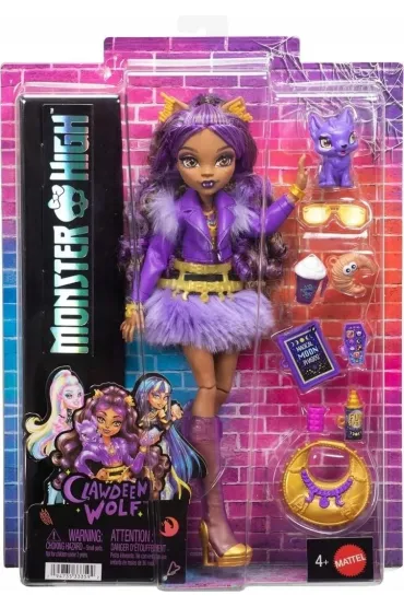Monster High Lalka Clawdeen Wolf + Zwierz�tko Mattel