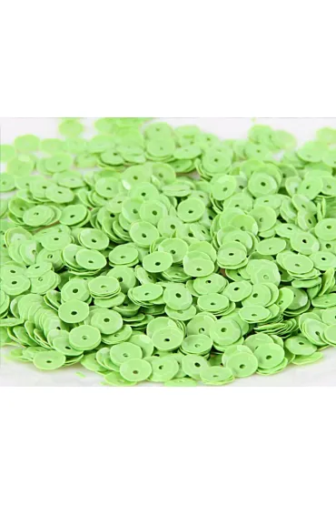 CEKINY 6MM/15GRAM SELEDYNOWY PASTELOWY