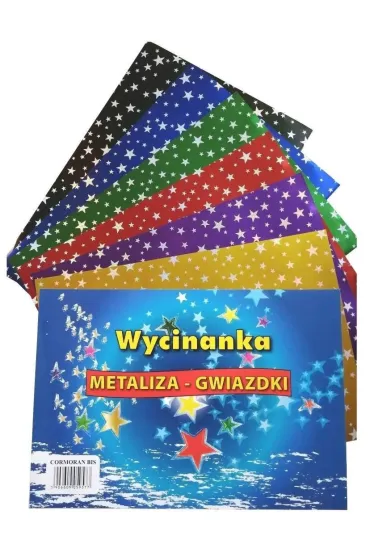 Cormoran Wycinanka A4 metalizowana Gwiazdki