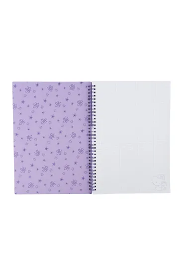 Patio Ko�obrulion A4 100k.w kratk� metalowa spirala Hello Kitty pink  wz�r 3