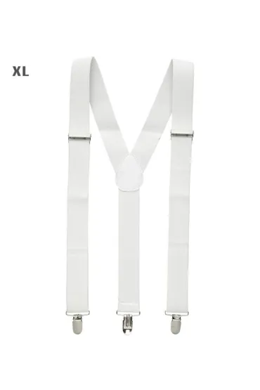 Bia�e szelki 115-120cm