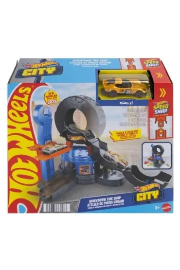 Hot Wheels City Warsztat Rozk�adana opona Mattel