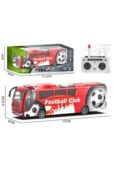 Autobus pi�karski R/C czerwony Madej