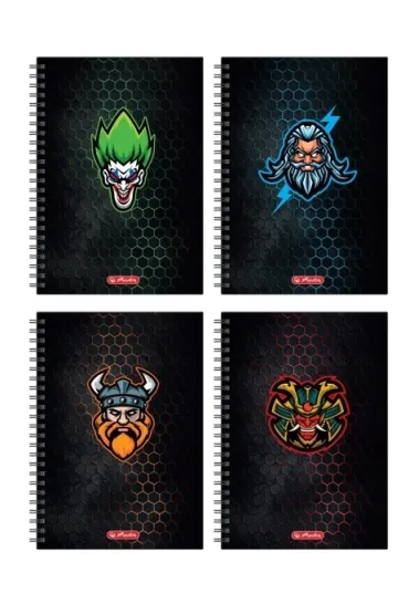 Herlitz, brulion A4 Game Avatars kratka 96 kartek