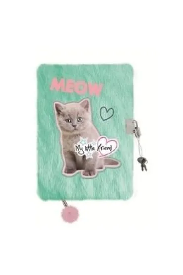 My little friend Pami�tnik z k��dk� A5 w�ochacz Fluffy Kitty 96 kartek
