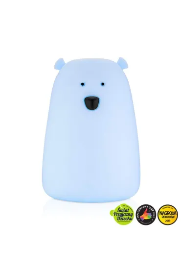Rabbit&Friends Mi� du�y lampka silikonowa niebieska