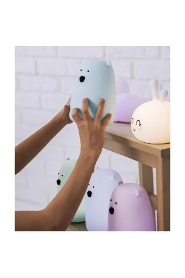 Rabbit&Friends Mi� du�y lampka silikonowa niebieska