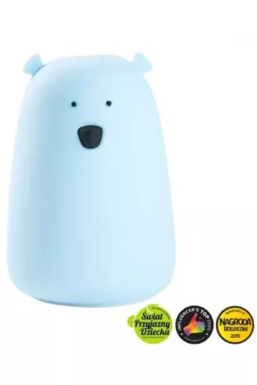 Rabbit&Friends Mi duy lampka silikonowa niebieska