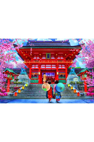 Puzzle 1000 el. Japonia, Wiosna w Sakura Eurographics