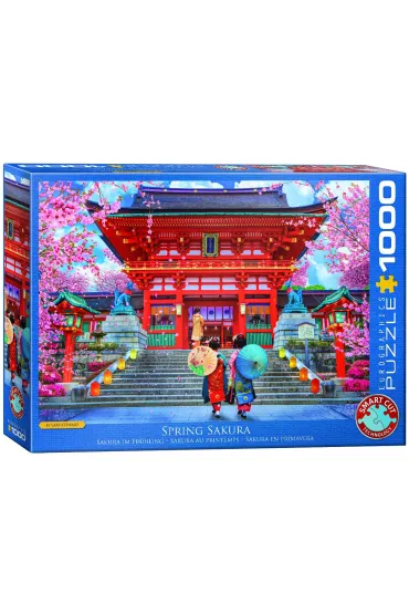 Puzzle 1000 el. Japonia, Wiosna w Sakura Eurographics