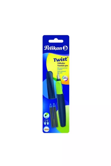 Pelikan Pi�ro wieczne Twist P457 M Apple + 2 naboje