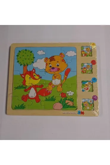 Puzzle drewniane 4w1 Tupiko