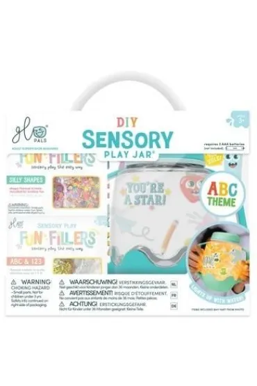 ABC Zestaw sensoryczny DIY �wiec�cy s�oik Glo Pals