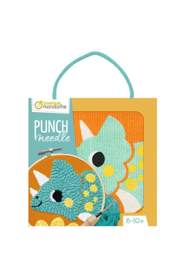 Punch Needle Dinozaur 13cm Avenue Mandarine