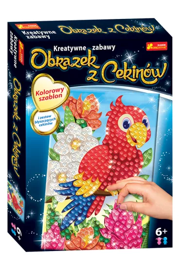Ranok-Creative Obrazek z cekin�w. Papuga