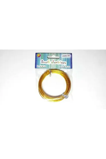 Aliga Drucik aluminiowy z�oty 1.2 mm x 5 m 5 m