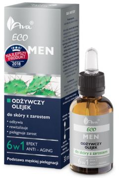 Ava Eco Men Anti-aging Odywczy olejek do skry z zarostem 30 ml